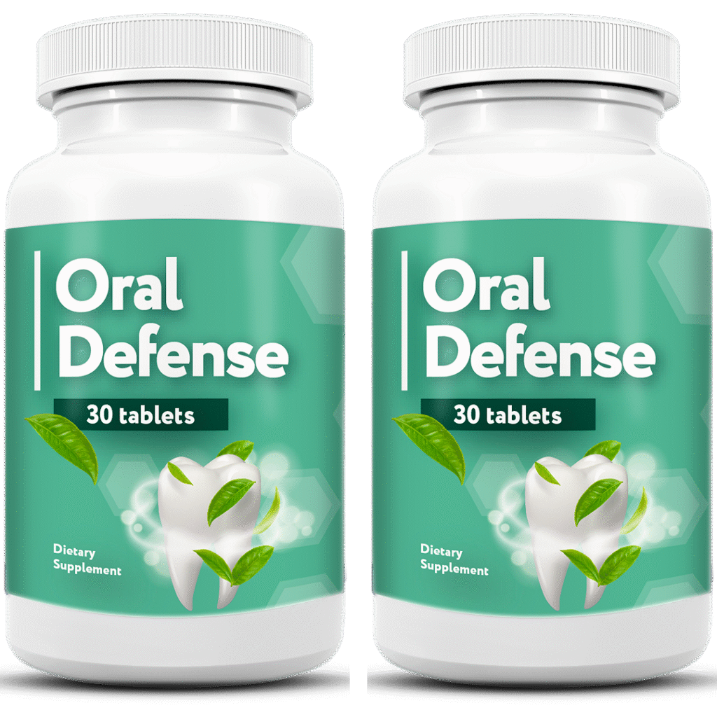 Oral Defense Supplement Bottle — Advanced Probiotic Oral Health